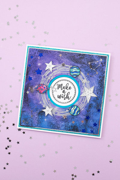 Cosmic Collection Clear Acrylic Stamps - Orbit Collection