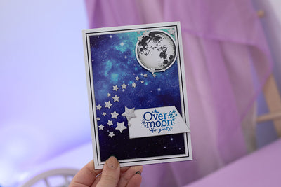 Cosmic Collection Stamp and Die - Over The Moon