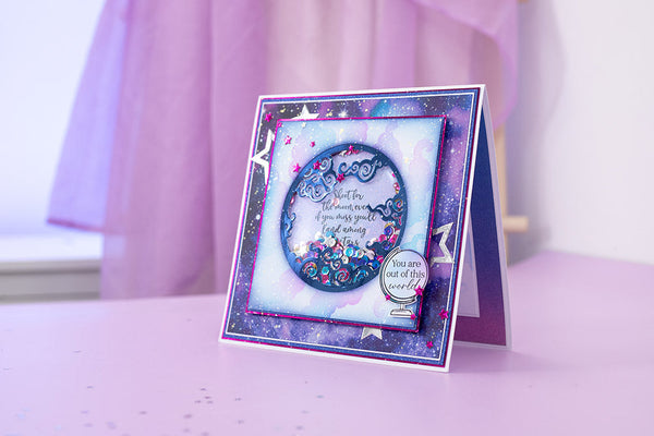 Cosmic Collection Create a Card Die and Stencil - Mystical Moon