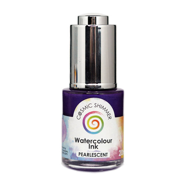 Cosmic Shimmer Pearlescent Watercolour Ink Purple Twilight 20ml
