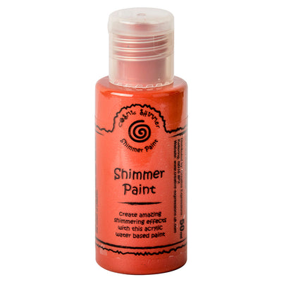 Cosmic Shimmer Shimmer Paint Russet Red 50ml