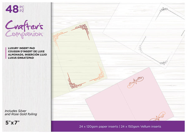 Crafter's Companion - Card Insert Pad 5x7 -Crafter's Companion US