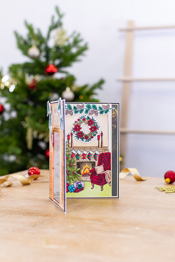 Crafters Companion - Clear Acrylic Stamp - A Cosy Christmas