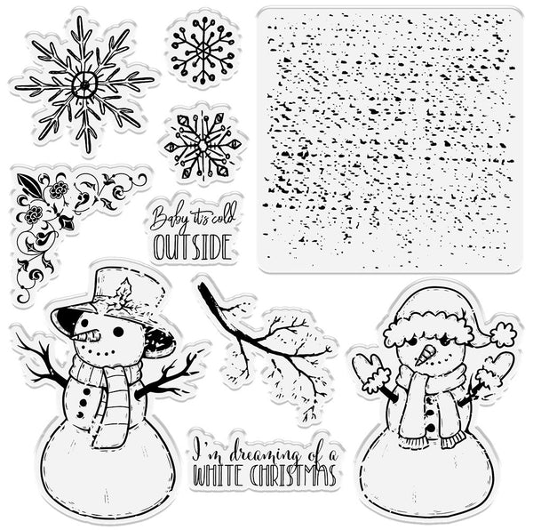 Crafter's Companion - Clear Acrylic Stamp - Snow Day