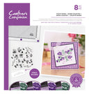 Crafters Companion - Photopolymer Stamp - 6x6 - Violet Roses