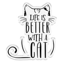 Crafters Companion - Photopolymer Stamp - Cats Whiskers