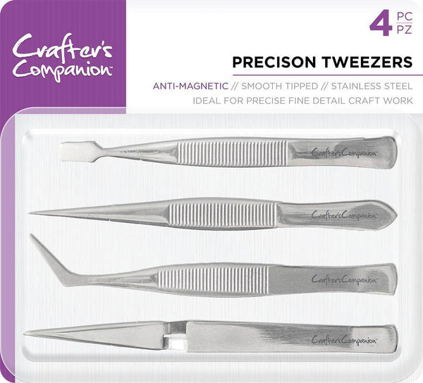 2 Pcs Sewing Tweezers Stainless Steel Embroidery Stitching