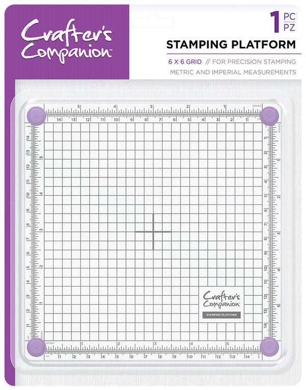 Crafter's Companion 6x6 Grid Precision Stamping Platform