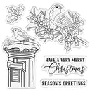 Crafters Companion Celebrate the Season Photopolymer Stamp - Festive Birds