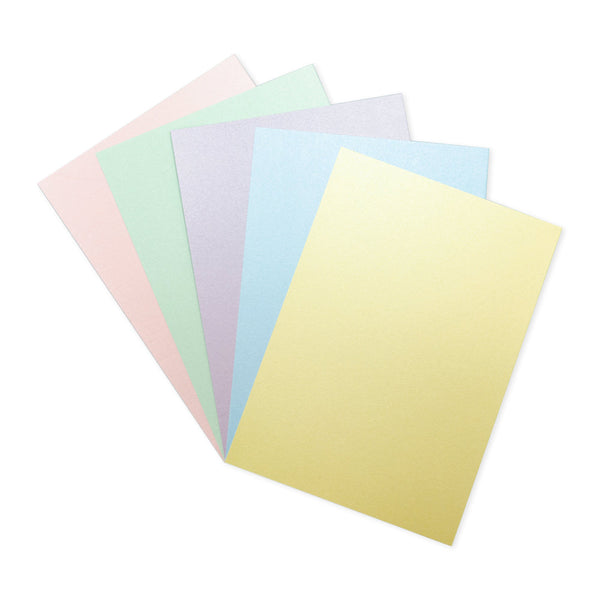Crafter's Companion Centura Pearl Printable Card Pack - A4 Pastels  -Crafter's Companion US