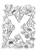 Crafter's Companion Clear Acrylic Stamp - Letter X