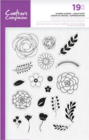 Crafter's Companion Clear Acrylic Stamps - Summer Garden