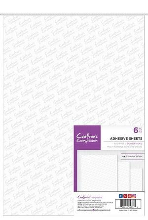 Crafter's Companion Double Sided Adhesive Sheets - A4 Size (6PC)
