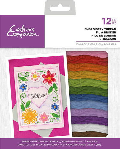 Crafters Companion Embroidery Thread Pack - Rainbow