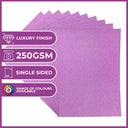 Crafter's Companion Glitter Card 10 Sheet Pack - Lilac