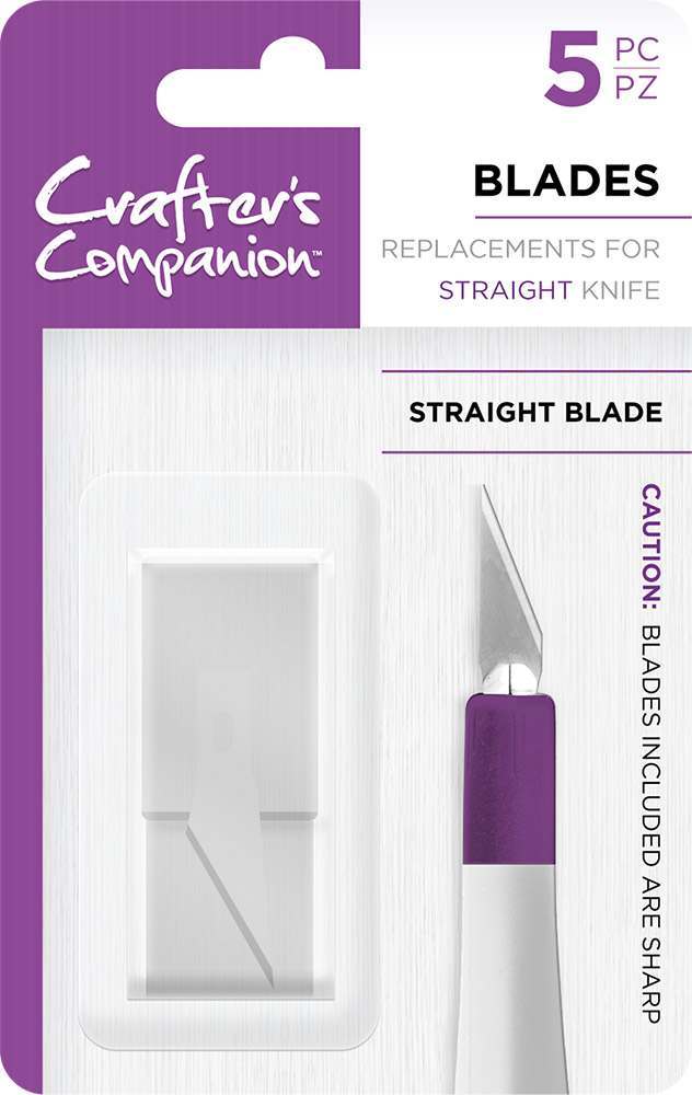 Crafter's Companion Knife Replacement Blades - Straight (5PC)