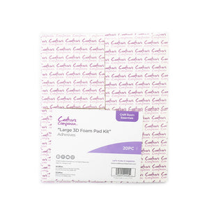 Crafter's Companion Large 3D Foam Pad Kit – 20 sheets