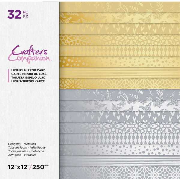 Crafters Companion Luxury Mirror Card Pad 12