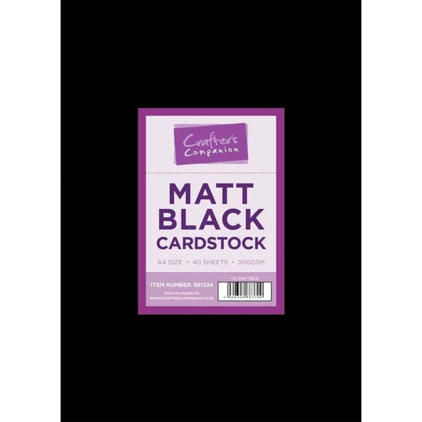 Black Cardstock Paper Pack Scrapbook Page Design - MemoryMixer™