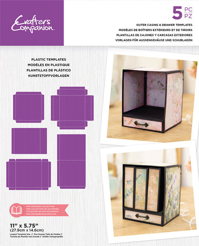 Crafters Companion Mini Memories Outer Casing and Drawer Template