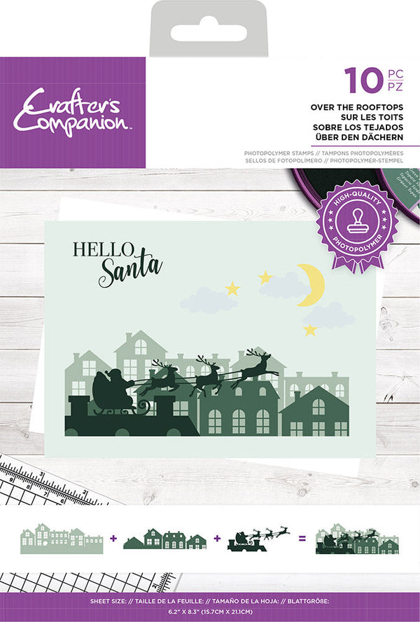 Crafters Companion Photopolymer Stamp - Over The Rooftops