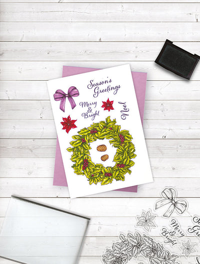 Crafters Companion Photopolymer Stamp - Seasons Greetings