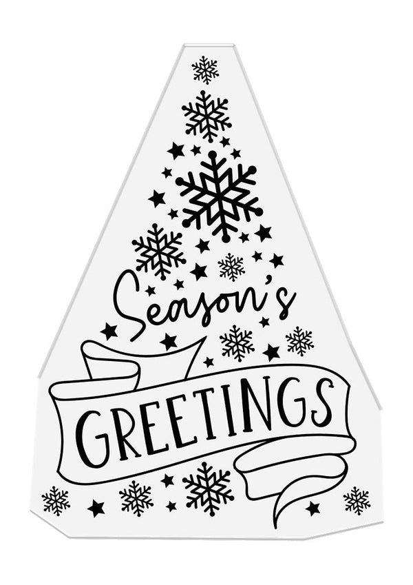 Crafters Companion Photopolymer Stamp - Seasons Greetings Tree