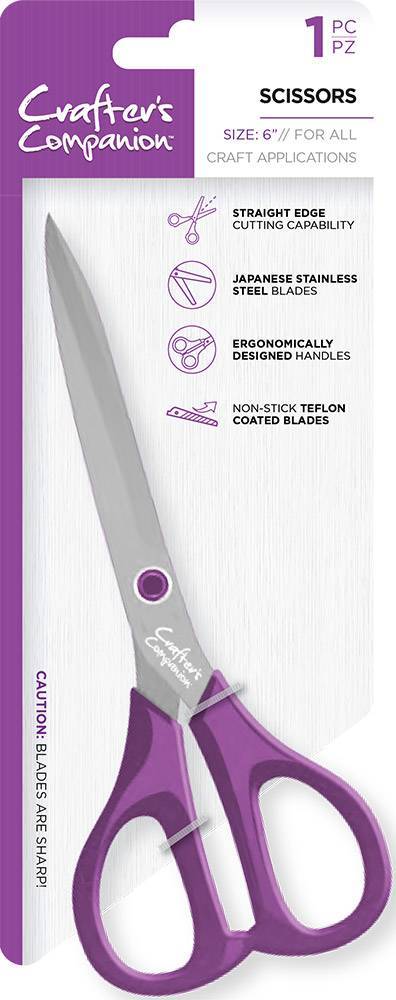 Crafters Companion Scissors - 6 Straight