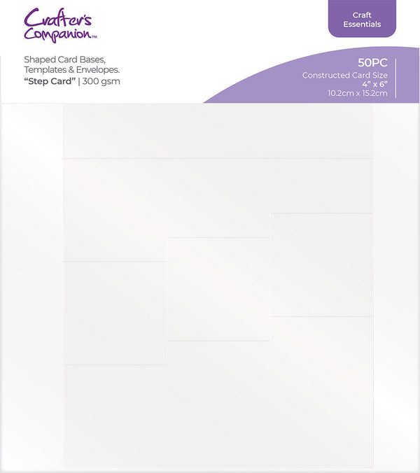 Crafters Companion Shaped Concept Card Bases & Envelopes  - Step Card