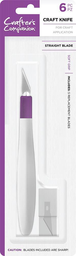 Crafters Companion Softgrip Craft Knife - Straight