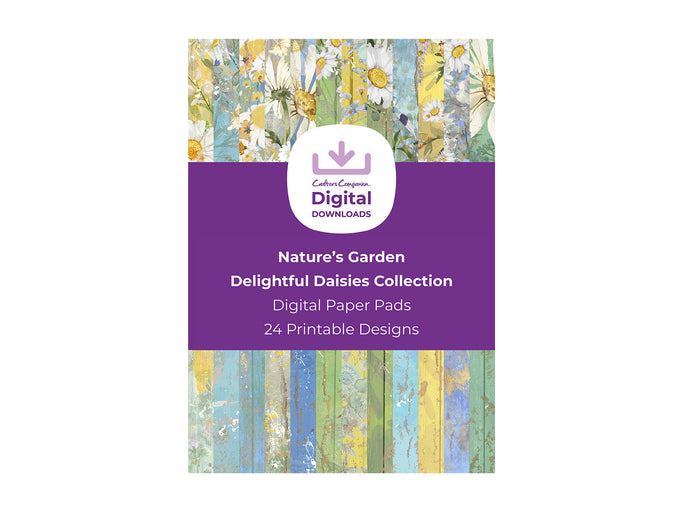 Nature's Garden Delightful Daises Collection - Digital Paper Pad