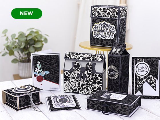 NEW Flocked Damask Paper Pad