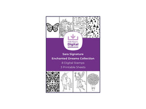 Sara Signature Enchanted Dreams Collection - Digital Stamp Sheets - A4