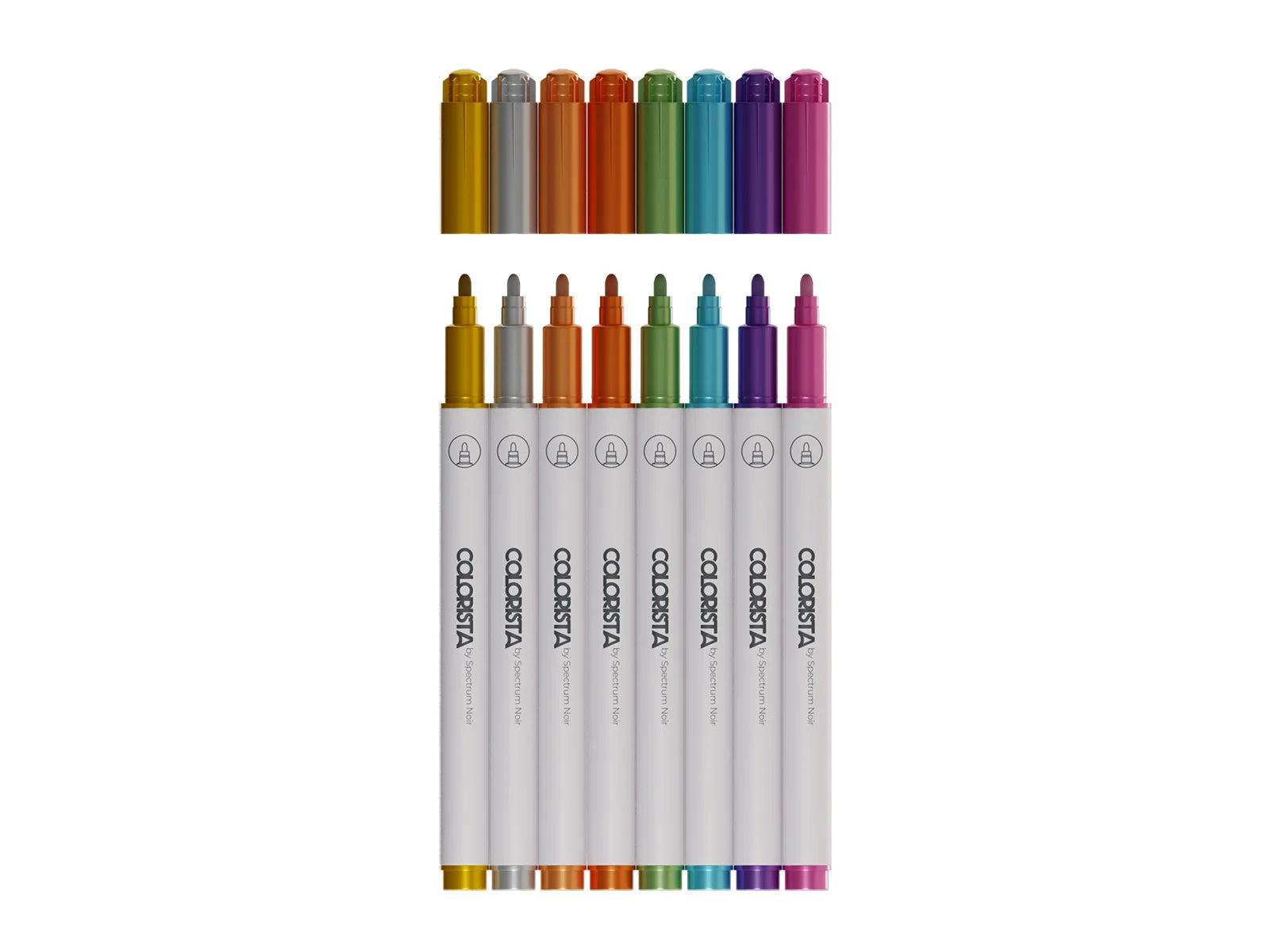 Colorista - Metallic Marker - Essential Metallics 8pc