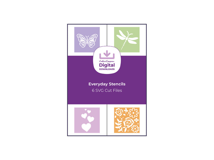 Crafters Companion Stencil Set - Everyday