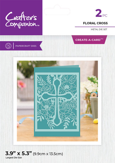 Crafter's Companion Easter Collection Dies- Floral Cross