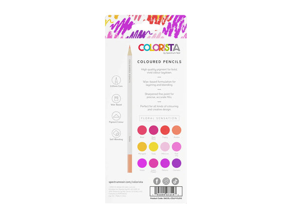Colorista - Coloured Pencil - Floral Sensation 12pc