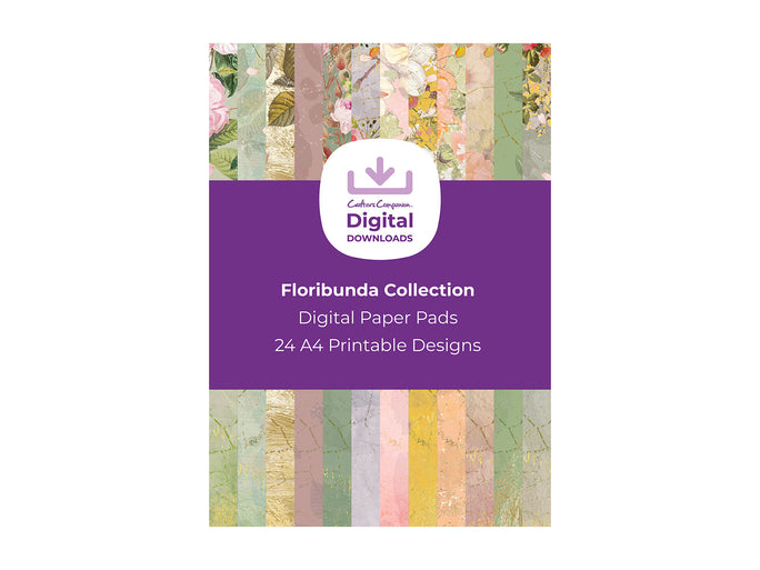 Floribunda Collection - Digital Paper Pad