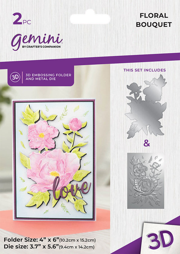 Gemini 4x6 3D Embossing Folders & Dies Collection -Crafter's Companion US
