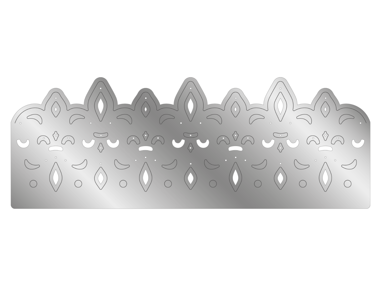 Gemini Double-Sided Die - Lily Border