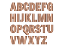 Gemini- Multi Craft Dies - Appliqué - Uppercase Alphabet