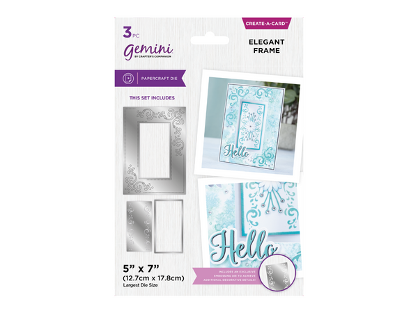 Gemini Create a Card Frame Die - Elegant Frame