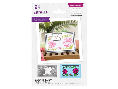 Gemini Create-a-card Paper Piecing Die – Radiant Roses