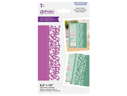 Gemini - Metal Die - Edgeable - Grand Flourish