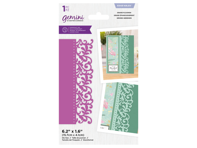 Gemini - Metal Die - Edgeable - Grand Flourish