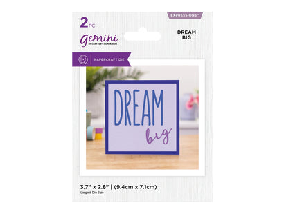 Gemini Expressions Large Word - Dream Big