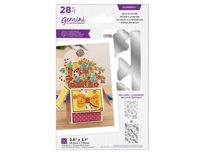 Gemini Pop Up Box Stamp & Die - Back To Nature