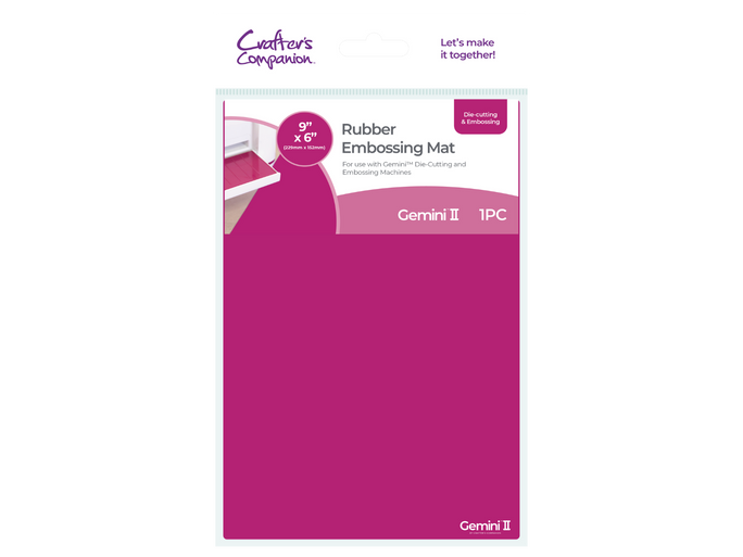 Gemini II Accessories - 9x6 Rubber Embossing Mat