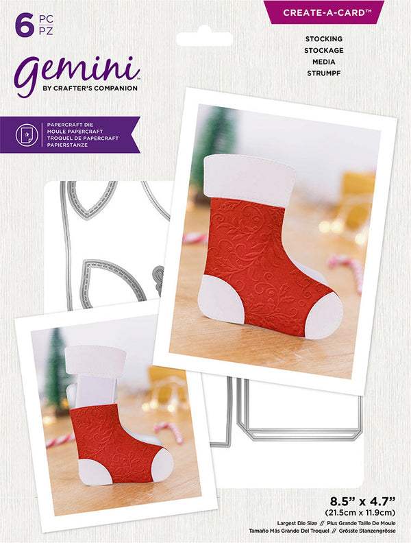 Gemini - Stamp & Die - Christmas Stocking