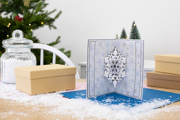Gemini - Create A Card - Christmas Pop Out - Sensational Snowflake